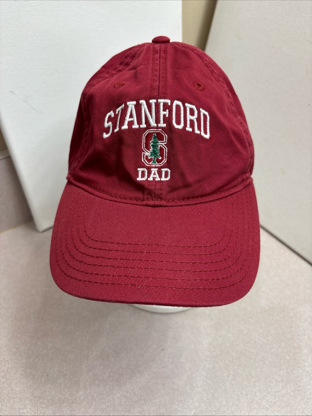 Stanford University DAD Hat Baseball Cap Strapback Red Twill Adjustable College